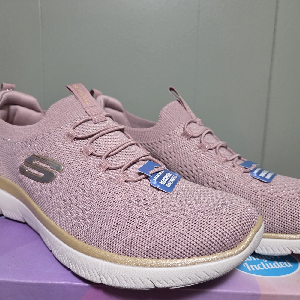 Skechers Summit Rose Gold Sneakers